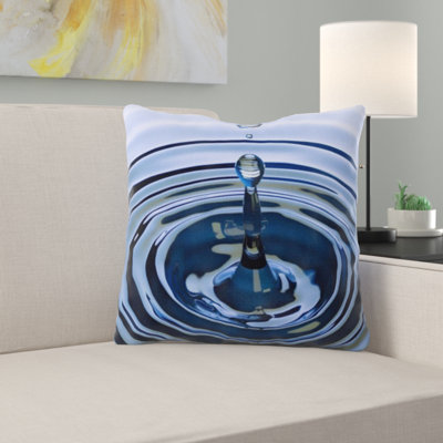 Water Throw Pillow