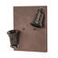 2 - Light Flush Mounted Sconce