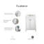 Queen 24" Single Bathroom Vanity Set with Faucet-2099481184-2099481187