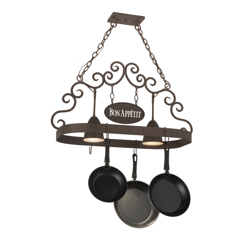Handcrafted Hanging Pot Rack