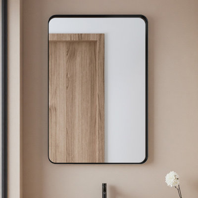 Armoire à pharmacie encastrée en métal avec miroir et tablettes réglables avec rangement pour salle de bain 20 po x 30 po
