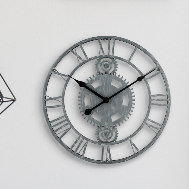 Morales Metal Wall Clock