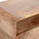 Langley Mango Solid Wood Floating Shelf with Drawer