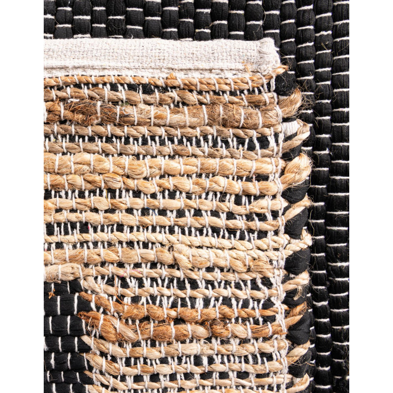 Balduin Flatweave Cotton Indoor Rug, Rectangle 4'1" x 6'1"