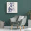 Art mural sur toile tendue - "The Royal suit IV" par Paula Freeman pour décoration de salon, de chambre à coucher ou de bureau - 35 x 35