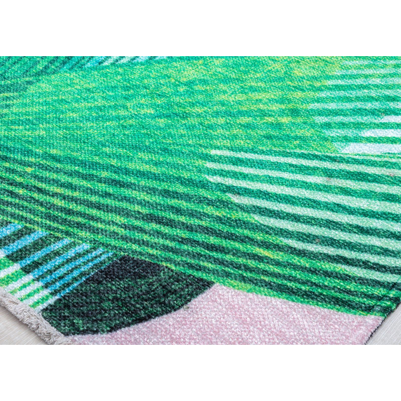 Tapis rose Maisie, Rectangle 7 pi 10 po x 10 pi 10 po