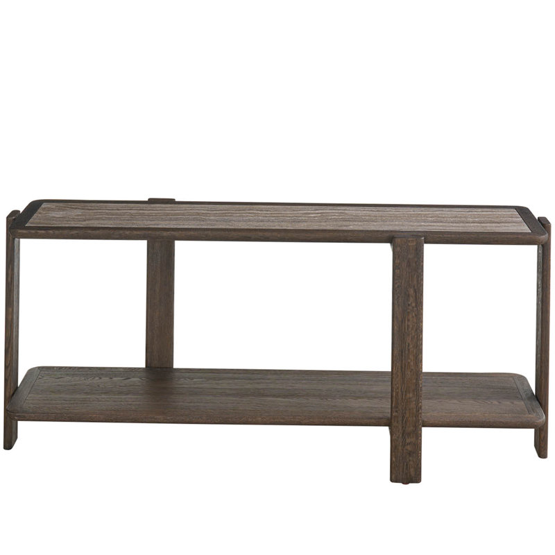 Modern 74'' Console Table, Brown