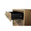 Table de chevet 3 tiroirs Latte Finish