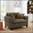 Comfortable Single-Person Lazy Sofa Chair With Ergonomic Backrest And Soft Cushion, Ideal For Living Room And Bedroom - Brown-727061054