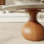 Table basse en pierre de travertin naturel moderne Gorman-1471237764