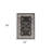 2' X 3' Black Floral Power Loom Area Rug