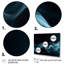 «Blue Black Contemplative Abstraction II», reproduction sur toile-88519614-88519612