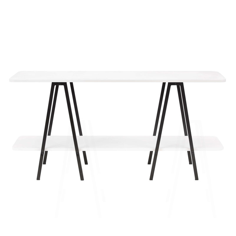 Console en blanc, Blanc