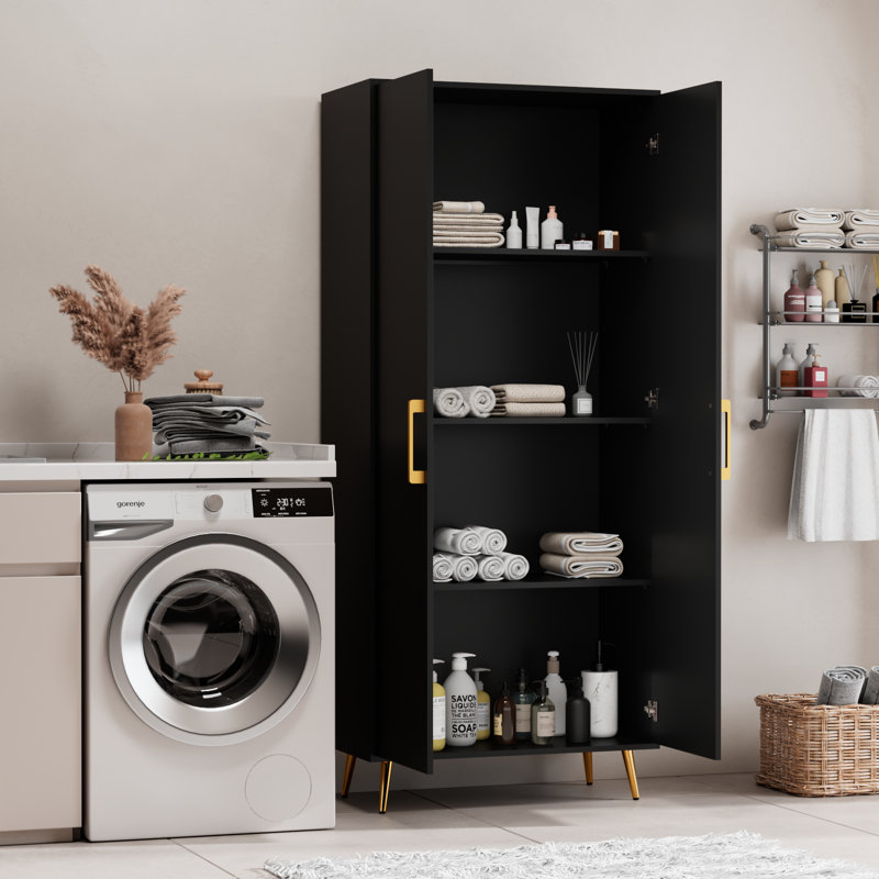 Armoire d'appoint Masai, Noir