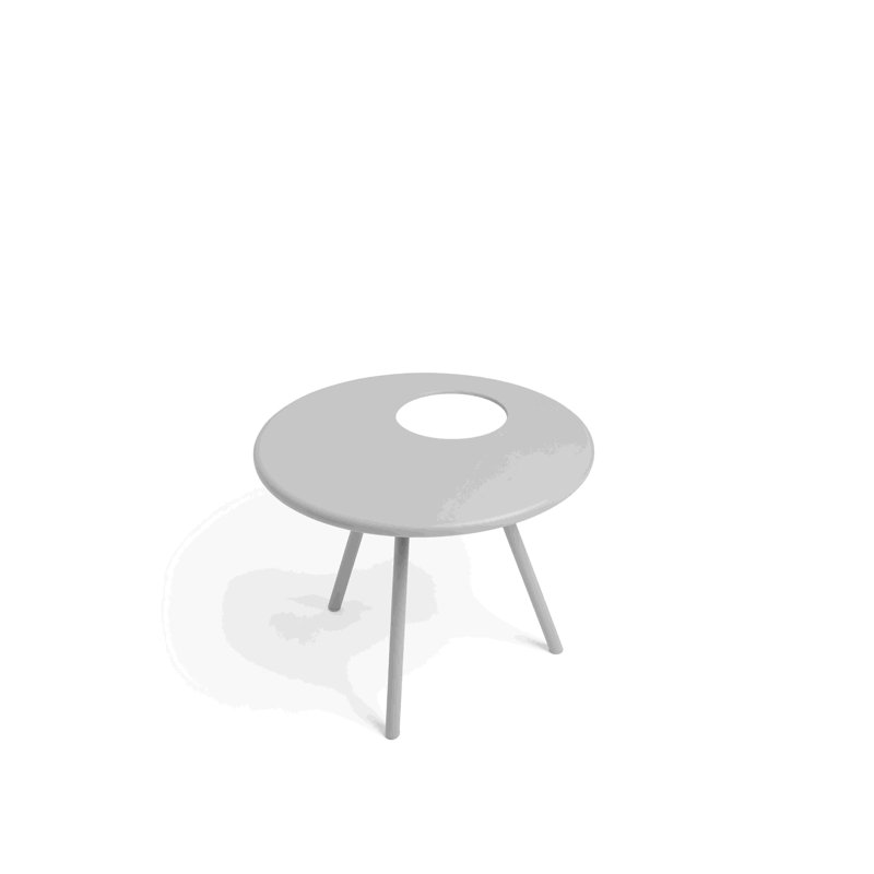 Bakkes Outdoor Planter Table, Light Gray