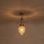 Luminaire suspendu en verre texturé à 1 lumière à intensité variable