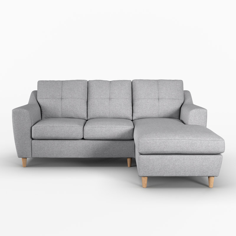 Espitia Corner Chaise, Silver, Right Hand Facing