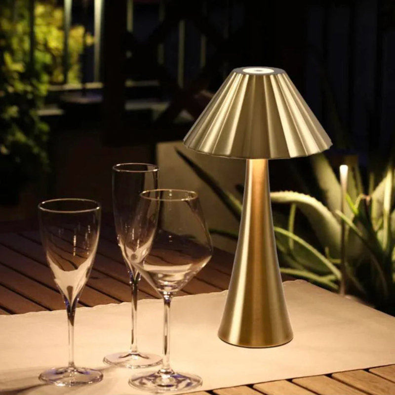  Narcisse 11.81'' Indoor/Outdoor Rechargeable Table Lamp, IP54 Waterproof 3000K