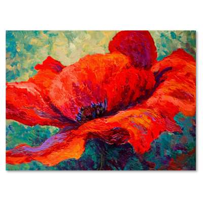 Kucera «Red Poppy III», reproduction sur toile tendue