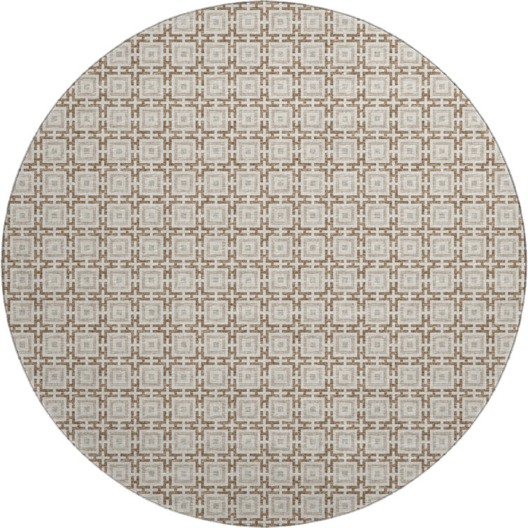 Premium Machine Washable Markhi AMF139 Taupe Rug