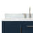 43'' Single Bathroom Vanity with Carrara Marble Top-85364378