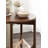Kroscove Geometric Mango Wood Side Table