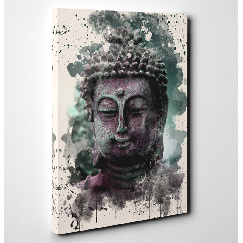 Oriental Buddha (4) Painting on Canvas - Wrapped Canvas, 60cm H x 40cm W