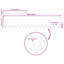 Bordure de pelouse vidaXL 10 pièces argent 100 x 0,05 x 20 cm acier galvanisé-113326163-113326165