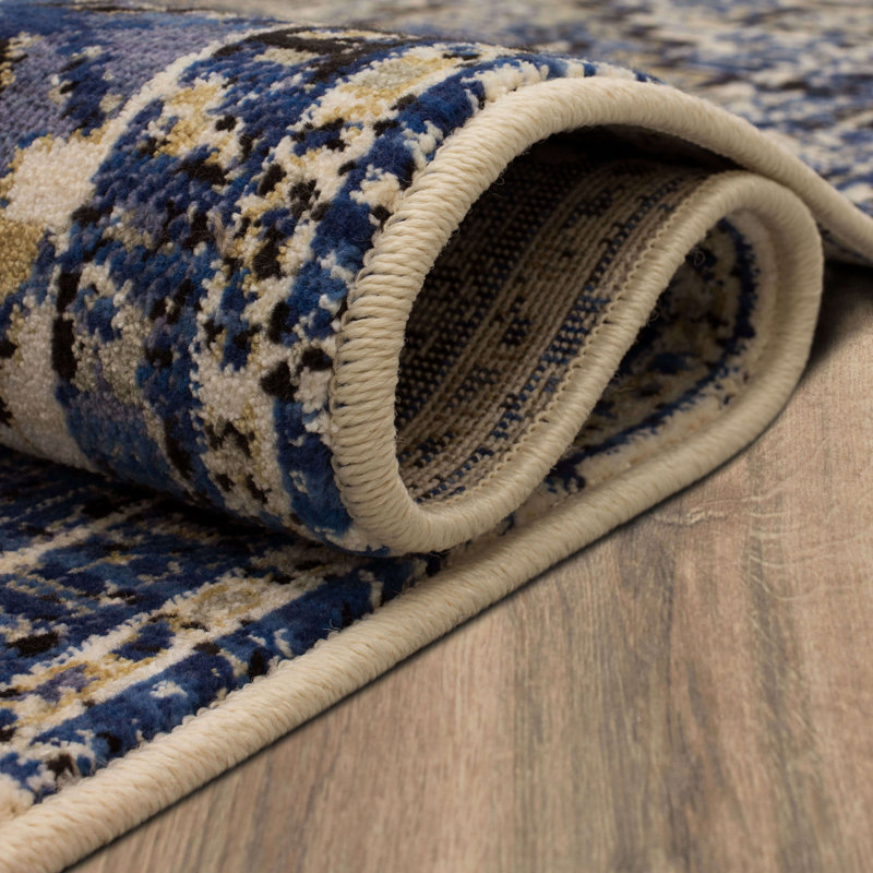 Synthetic Oriental Indoor Rug, Rectangle 8' x 11'