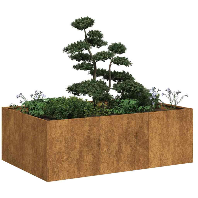 Grand pot à fleurs vidaXL, H 15,7 po x l 47,2 po x P 31,5 po
