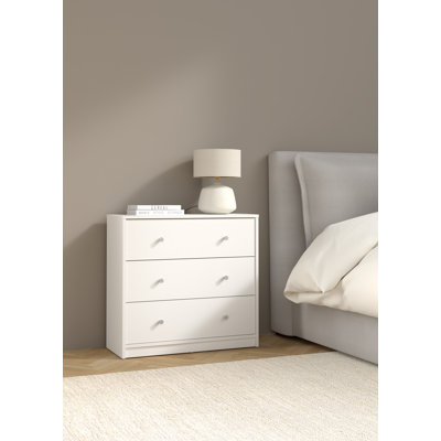 Commode de l 28,5 po à 3 tiroirs Clanton