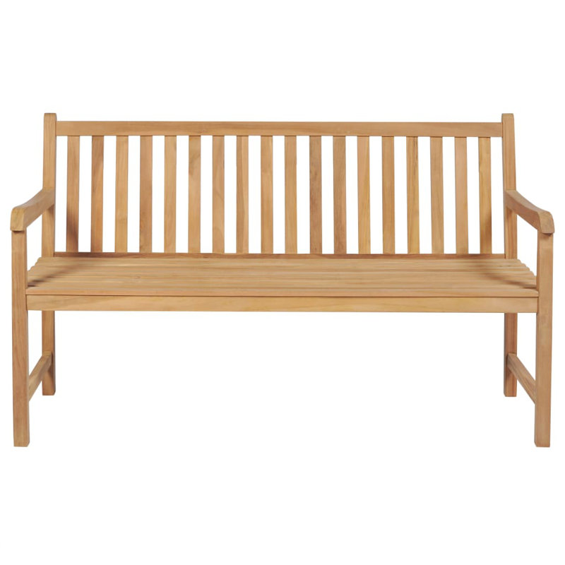 Banc de jardin en teck, Beige