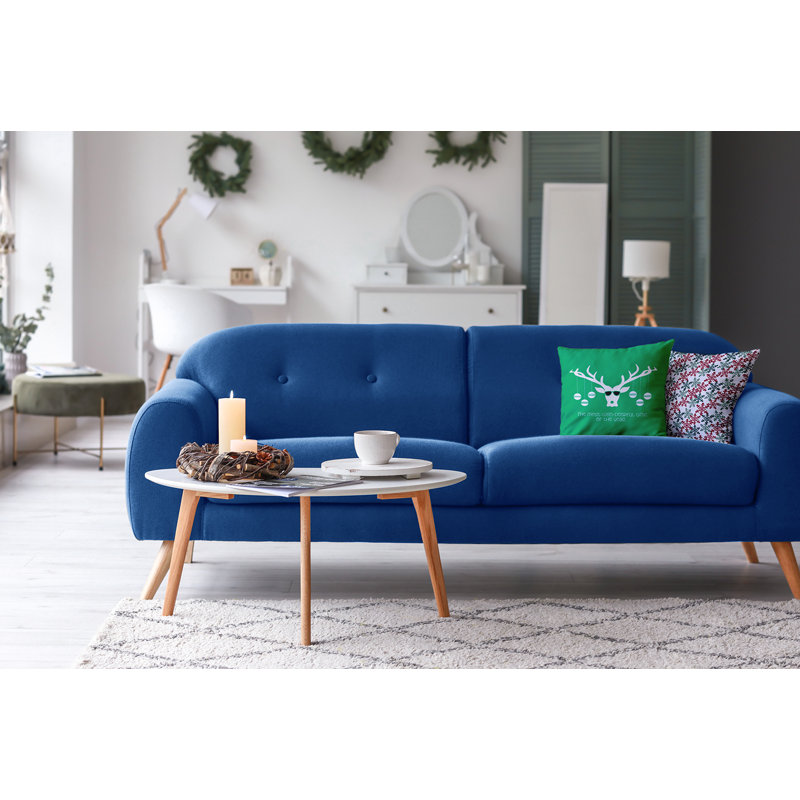 Coussin décoratif Cool Christmas Deer_PHAW1574GR66, 18 po x 18 po, Carré