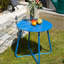 Table d'appoint en acier Ebern Designs-1725342441