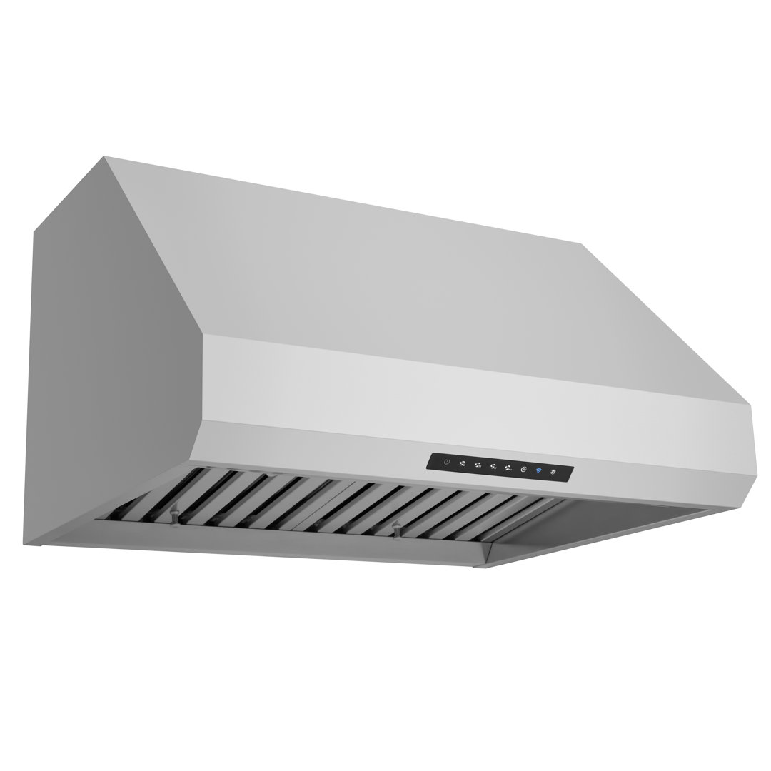 36" 540 CFM Versatile Under Cabinet or Wall Mounted Range Hood in Stainless Steel with Smart Feature Hauslane