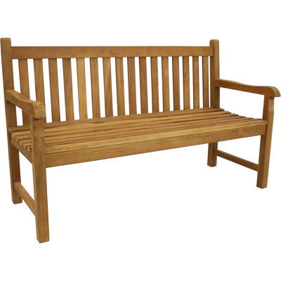 Banc de jardin en teck Heilman