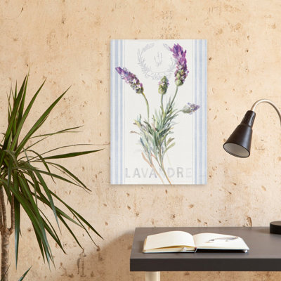 Fleurs et fleur de lavande bleue