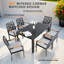 Ensemble de mobilier d'extérieur en aluminium 5 pièces