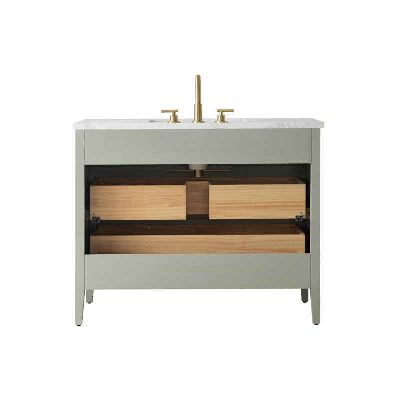 Emma 42" W Single Vanity, Light Sage