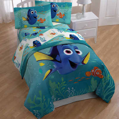 Ensemble de draps 3 pièces Le monde de Dory