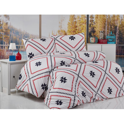 Cotton Argyle Duvet Cover