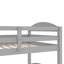 Lit simple en L avec lit gigogne-627344019