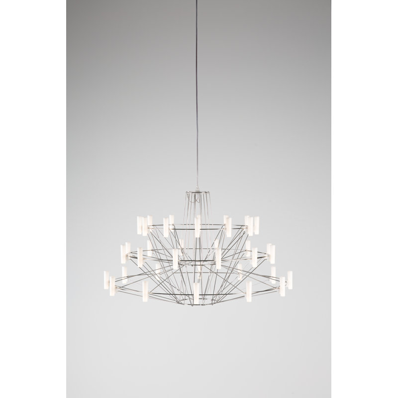 Coppélia LED Chandelier, Small, Chrome