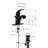 Centerset Single-handle Bathroom Faucet with Drain Assembly