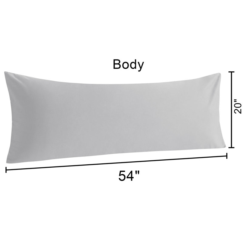 Ensemble de taies d'oreiller 100% coton Akeda, gris