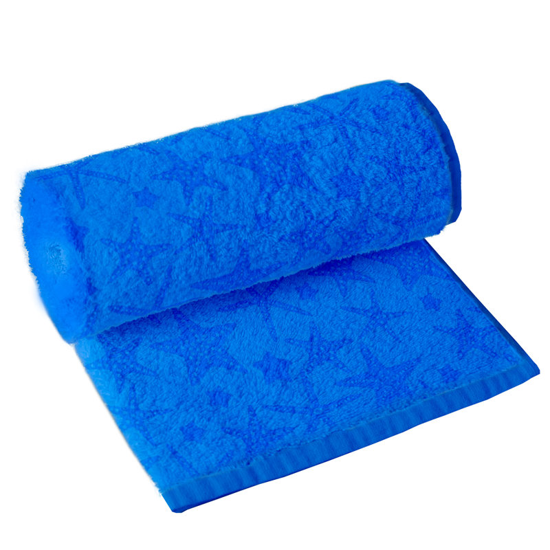 Aine Fun Embossed Beach Towel 75x150, Blue