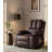 Leather Recliner Chair with 2 Cup Holders and Side Pocket-1418453196