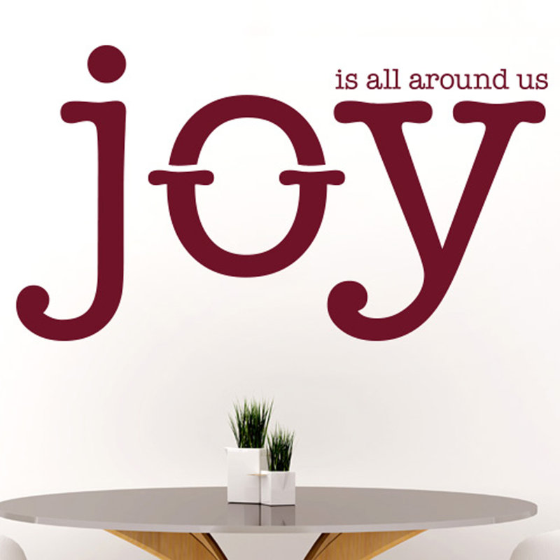 Wall Decal, Medium, Burgundy