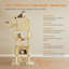 201cm H Cat Tree