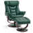 Green Faux Leather